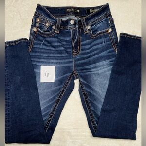 Miss Me Dark Blue Skinny Jeans- size 24